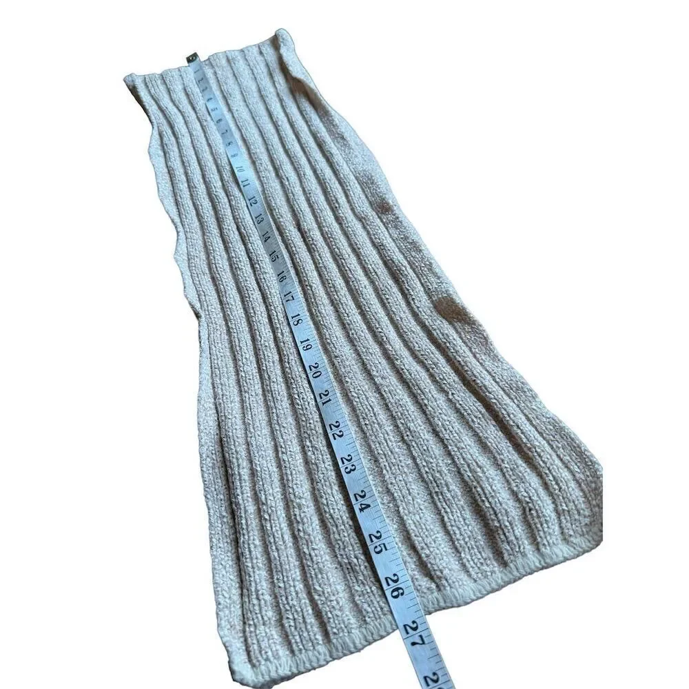 Eddie Bauer Beige Unisex Acrylic Beanie and Scarf Set One Size 2 Piece